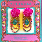 ばらのしずくイヤリング