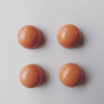 再販無し◆ デッドストック  16mm カボション  オレンジ