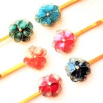 再販＊宝石の花<6JewelryFlower>のヘアピン
