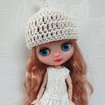 ミディBlythe用どんぐり帽子