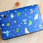 ◆星とインコ名刺ケース入れ◆