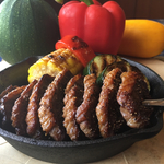 鴨胸肉の燻製風味(焼肉用生肉)と季節の野菜セット