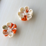 【再々………販】つまみ細工のちんまりイヤリング