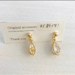 ⭐︎雫zirconia   diamond⭐︎一粒イヤリング