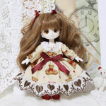 【受注生産】オビツ11 服 【クマさんロングワンピース】