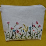 花畑刺繍　ポーチ(小）