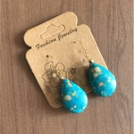 ターコイズブルー ピアス or イヤリング
