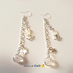 三日月🌙なのにな…ピアス(シルバーver.)