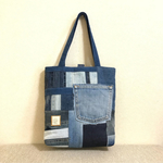 tote bag(デニムパッチ肩掛け)m235