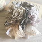 ニットのお花シュシュ②