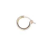 14KGF フープピアス（チューブ） 15mm【1ペア販売】(14K-133HP