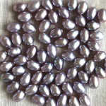 淡水パール 10粒 5.5~6.5mm*4.5~5.0mm ライス ピンクパープル系 素材 パーツ ルース
