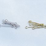 ダブル9ピン　ピアノ線◆約10mm