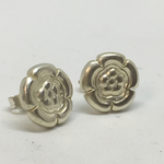 木瓜紋 silver925ピアス ピンクシルバー 花