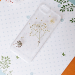 iPhone 6/6s/ 7/8/  X/ ✨ かすみ草 レースフラワー 押し花✨ スマホカバー スマホケース スマホ ケース スマホ カバー