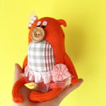 おなかが鳴る♪ソックアニマル(押笛入り) 〜こぶたのパールちゃん〜【訳あり品】