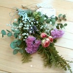 sale！ 花束みたいなスワッグ　バラ　ドライフラワー　ガーランド