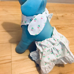dog クールエプロン ワンピース チューリップ柄