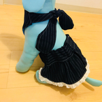 dog クールエプロン ワンピース  ストライプ柄