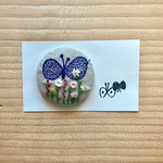 ミナペルホネン刺繍ヘアゴムorブローチ