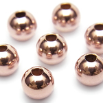 14KGF ピンクゴールドカラー ビーズ 丸玉 4mm【10コ販売】(14KPG-169BZ