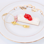ショートケーキのバッグチャーム