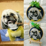 羊毛刺繍オーダーメイド