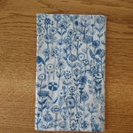 *受注製作*ミナペルホネン*letter of flower ブルー*mina perhonen*iPhoneケース*iPhoneカバー*スマホケース*スマホカバー