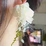 本物のお花★結婚式ナチュラル★アジサイ★ボタニカルピアス