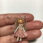 ビーズとレースのミニチュアドール♡アンティーク系♪