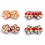 ☆送料無料☆つまみ細工のイヤリング ※秋色Ⅱ※