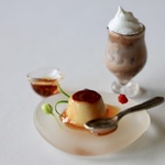 冷んやりプリンのデザートセット