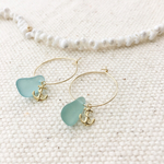 seaglassのフープピアス