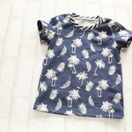 [90]サマーバケーション♡Tシャツ（ネイビー）