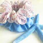 marine paisley×denim