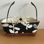 【yuina0629様お取り置き品】ちょっとメガネケース メガネ入れ  カゴ柄プラス