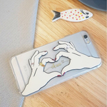 iphoneX XS XSMax XR galaxy xperia AQUOS対応　名前やロゴが入れられるスマホケース