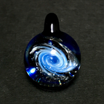 ≪銀河≫　ガラスのペンダント Glass accessories
