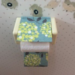 🌿ナチュラル🌿トイレのペーパーホルダー🌿優しい色合い。紫陽花