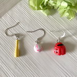 野球ピアス 3点セット