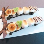 こんがり焼きマシュマロのバレッタ