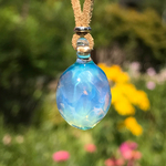  ≪小さな水の結晶≫　ガラスのペンダント　Glass accessories  