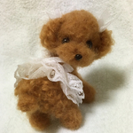羊毛フェルト お尻向けちゃって失礼〜ぷ〜ちゃん