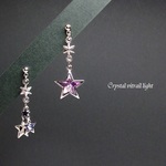 【再販】Crystal vitrail light star◇アシンメトリーピアス