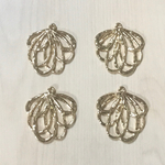 GOLD SHOWER FLOWER DESIGN CHARM PARTS