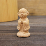 陶器の福地蔵さま　（小ピンク）