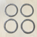 SILVER LOGO DESIGN RING HOOP PARTS