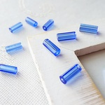 pentagon～サファイア～　チェコビーズ　4X10mm　10個 