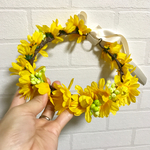 期間限定！お子様用ひまわりの花冠