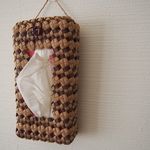 【試作品】壁掛けティッシュボックスカバー　1
